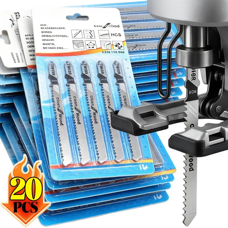 T101BR Jig Saw Blade T Shank Jigsaw Blades Set Wood Assorted Reverse Teeth for Woodworking Cutting Tools Professional Accessory
T101BR Jig Saw Blade T Shank Jigsaw Blades Set Wood Assorted Reverse Teeth for Woodworking Cutting Tools Professional Accessory
