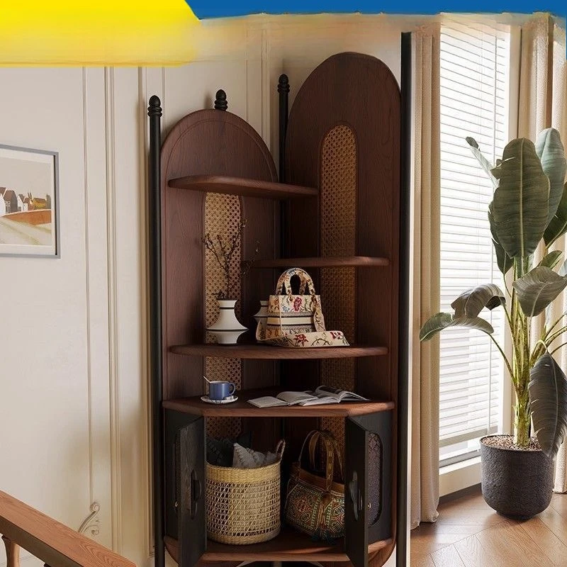 wood corner cabinet triangle area French corner cabinet medium antique corner storage small apartment storage rack
wood corner cabinet triangle area French corner cabinet medium antique corner storage small apartment storage rack