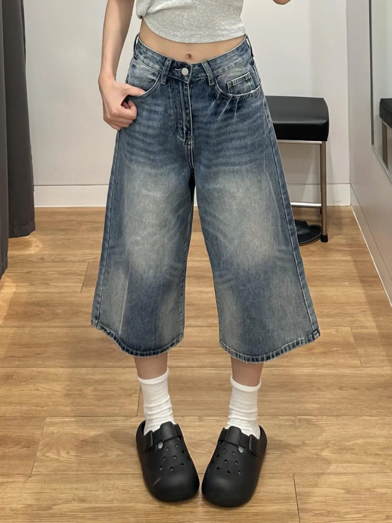 Retro Wide Leg Denim Jeans Women's Summer New plus Size Conceal Meat Slim Pear Shaped Straight Leg Pants High Waist Cotton Jeans
Retro Wide Leg Denim Jeans Women's Summer New plus Size Conceal Meat Slim Pear Shaped Straight Leg Pants High Waist Cotton Jeans