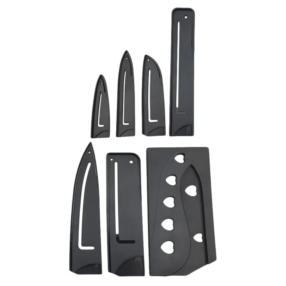 7pcs Knife Set Plastic Guard Set Covers Protect Kitchen Knives Safe NonChemical Harm Storage Guard
7pcs Knife Set Plastic Guard Set Covers Protect Kitchen Knives Safe NonChemical Harm Storage Guard