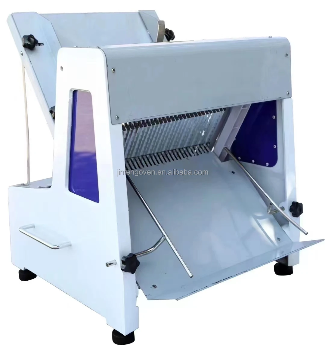 Industrial Commercial Automatic Electric Bread Slicer / Sandwich Bread Cutter/ Bread Cutter Machine for Bakery
Industrial Commercial Automatic Electric Bread Slicer / Sandwich Bread Cutter/ Bread Cutter Machine for Bakery