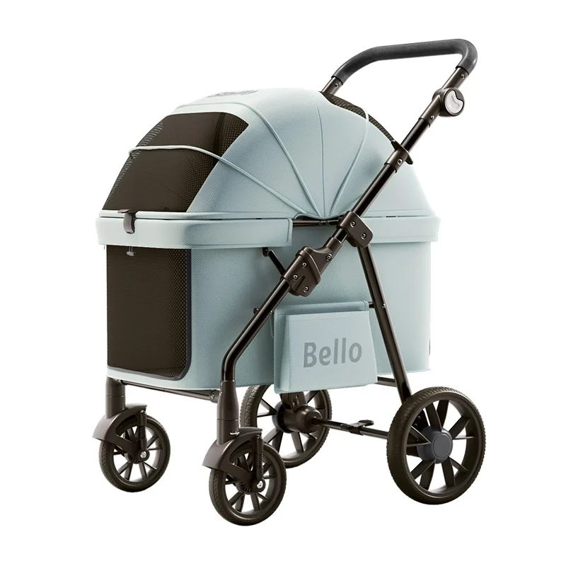 Bello YA03 Extra Large Space Pet Stroller Foldable Dog Cat Carrier Heavy Duty 60lbs Family Outdoor Travel Push Cart
Bello YA03 Extra Large Space Pet Stroller Foldable Dog Cat Carrier Heavy Duty 60lbs Family Outdoor Travel Push Cart