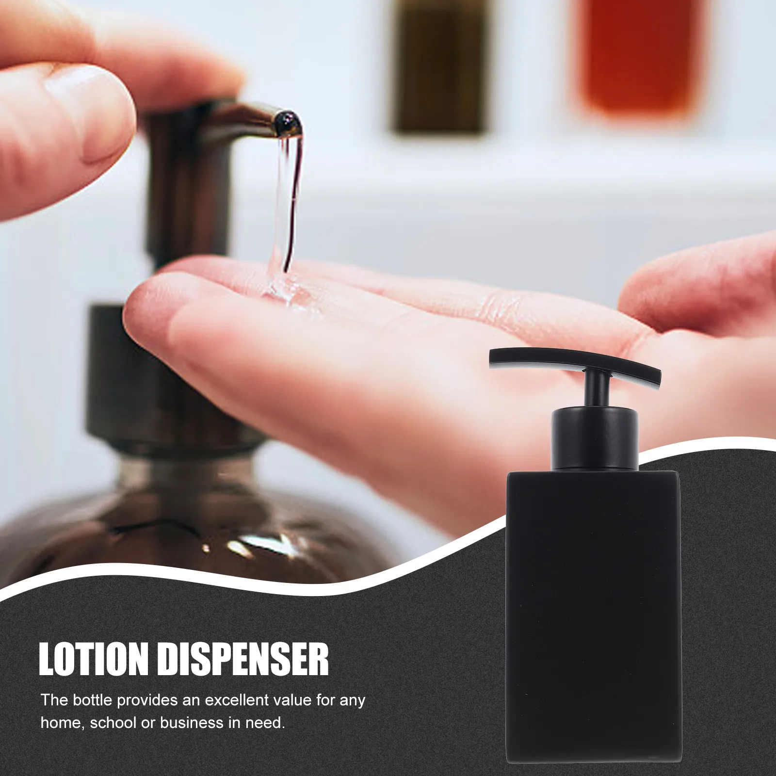 Pump Bottle Soap Dispenser Waterproof Reusable Large Capacity Tight Sealing Travel Lotion Dispenser Shampoo Pump for Hotel
Pump Bottle Soap Dispenser Waterproof Reusable Large Capacity Tight Sealing Travel Lotion Dispenser Shampoo Pump for Hotel