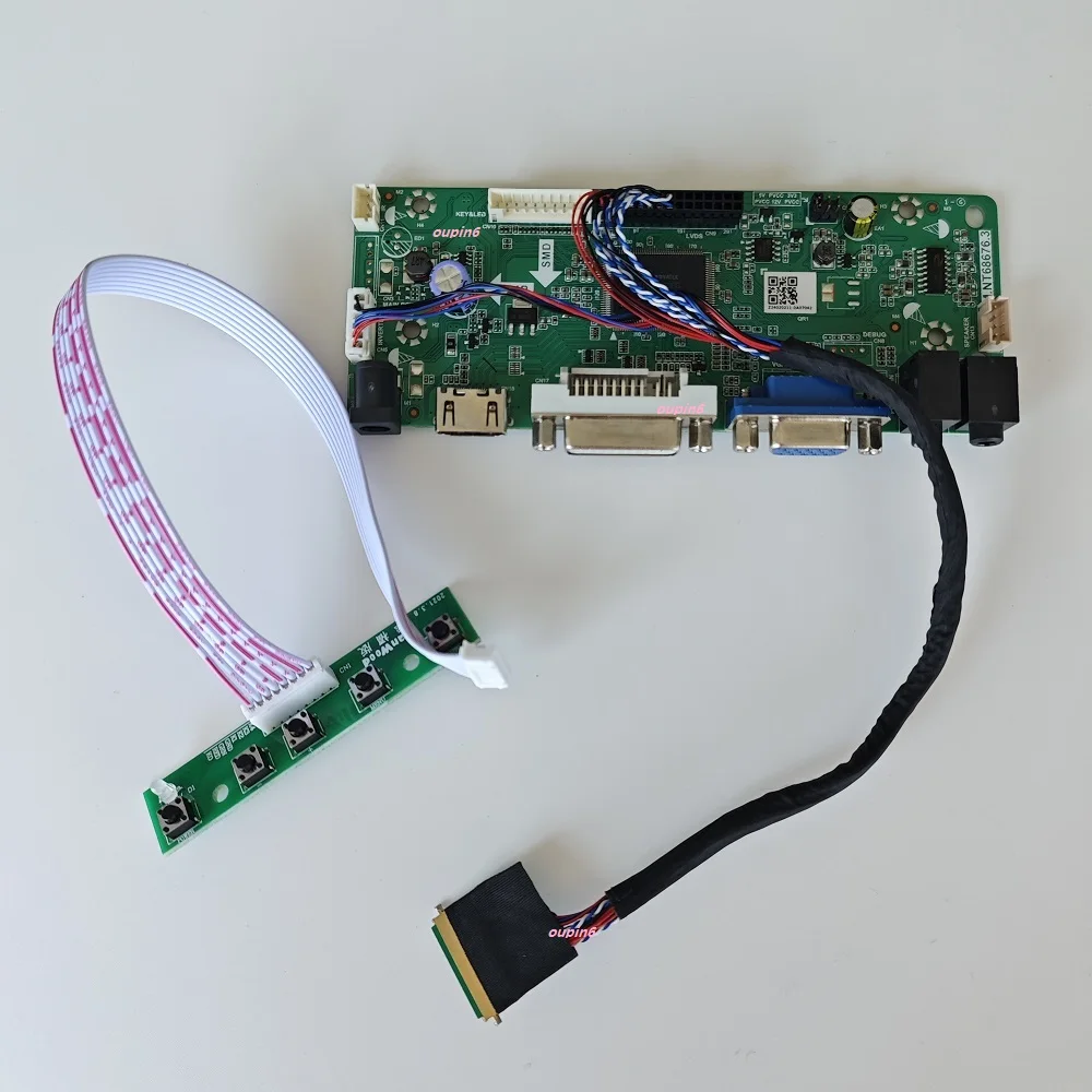 For LP156WH2-TLAC LP156WH2-TLBA LP156WH2-TLC1 Controller driver board kit DVI VGA HDMI-compatible 40pin 15.6" 1366x768 LED Panel
For LP156WH2-TLAC LP156WH2-TLBA LP156WH2-TLC1 Controller driver board kit DVI VGA HDMI-compatible 40pin 15.6" 1366x768 LED Panel