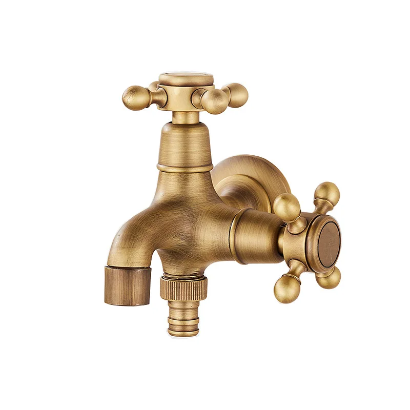 All-copper antique washing machine faucet extended single cooling, European-style wall mop pool 4 points 6 points with spray
All-copper antique washing machine faucet extended single cooling, European-style wall mop pool 4 points 6 points with spray