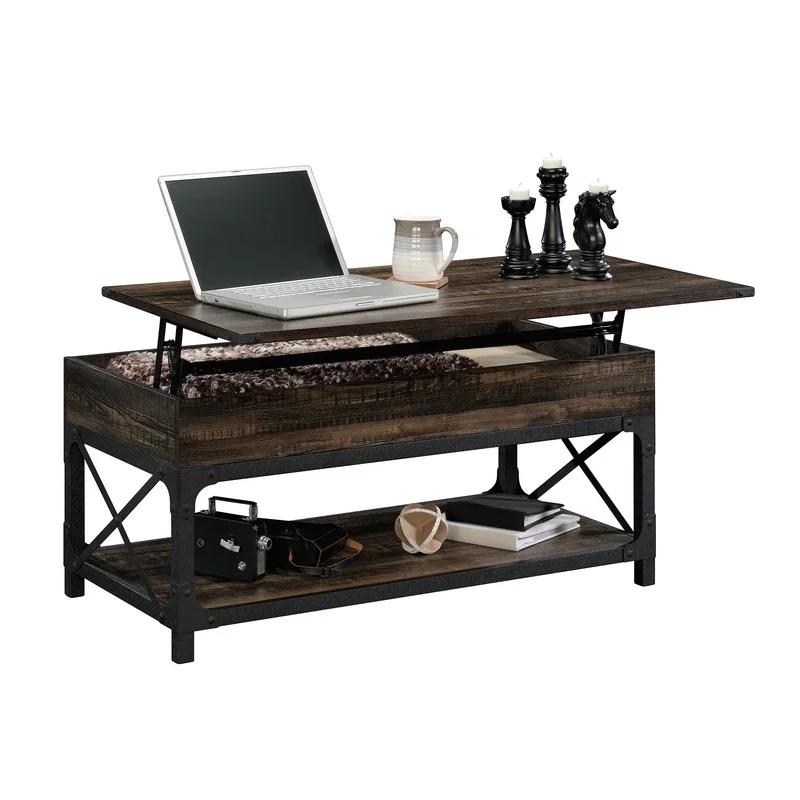 Industrial Brown Lift-Top Coffee Table
Industrial Brown Lift-Top Coffee Table