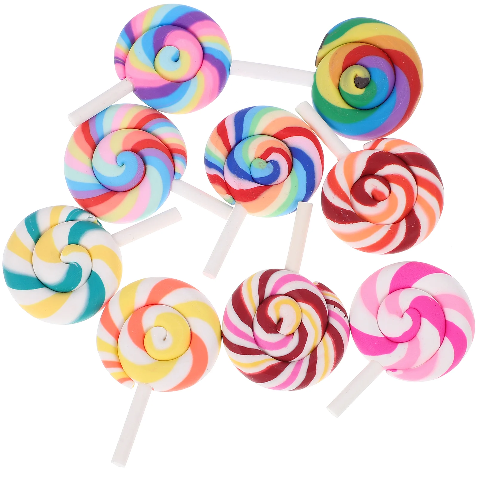 9 Pcs Landscape Rainbow Lollipop Decorative Polymer Clay Candy Animal Toy Creative Photo Prop Mini House Accessories
9 Pcs Landscape Rainbow Lollipop Decorative Polymer Clay Candy Animal Toy Creative Photo Prop Mini House Accessories