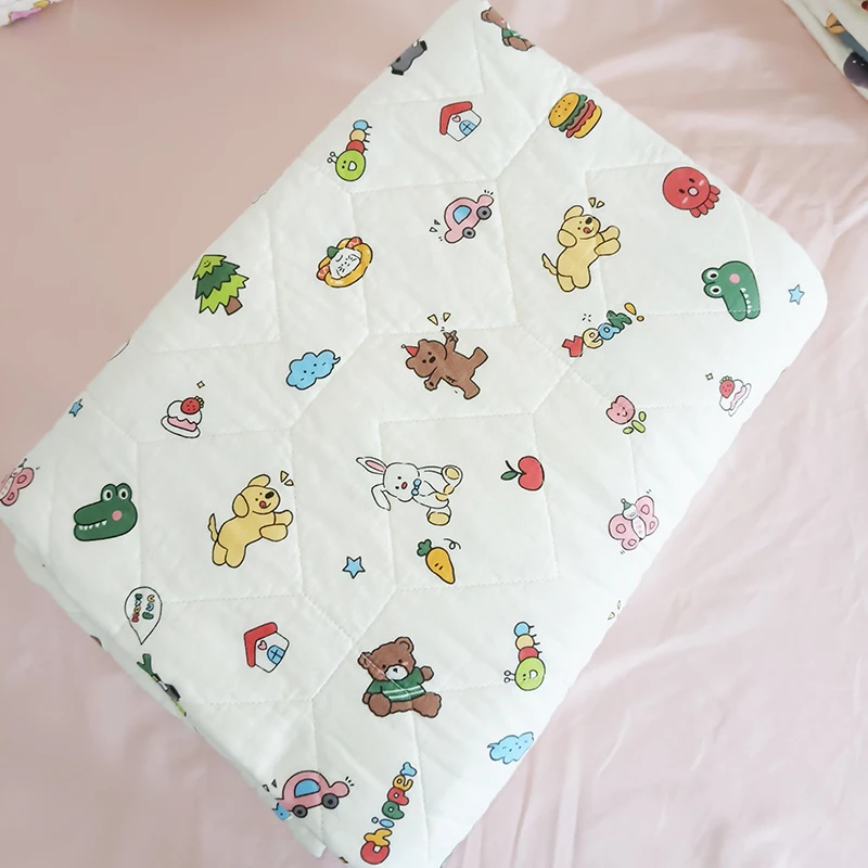 Pure Cotton Air Conditioned Thin Quilt Fitted eet Waed Cartoon Baby Carrier Blanket Couch Cover Blanket Summer Cool Blanket
Pure Cotton Air Conditioned Thin Quilt Fitted eet Waed Cartoon Baby Carrier Blanket Couch Cover Blanket Summer Cool Blanket
