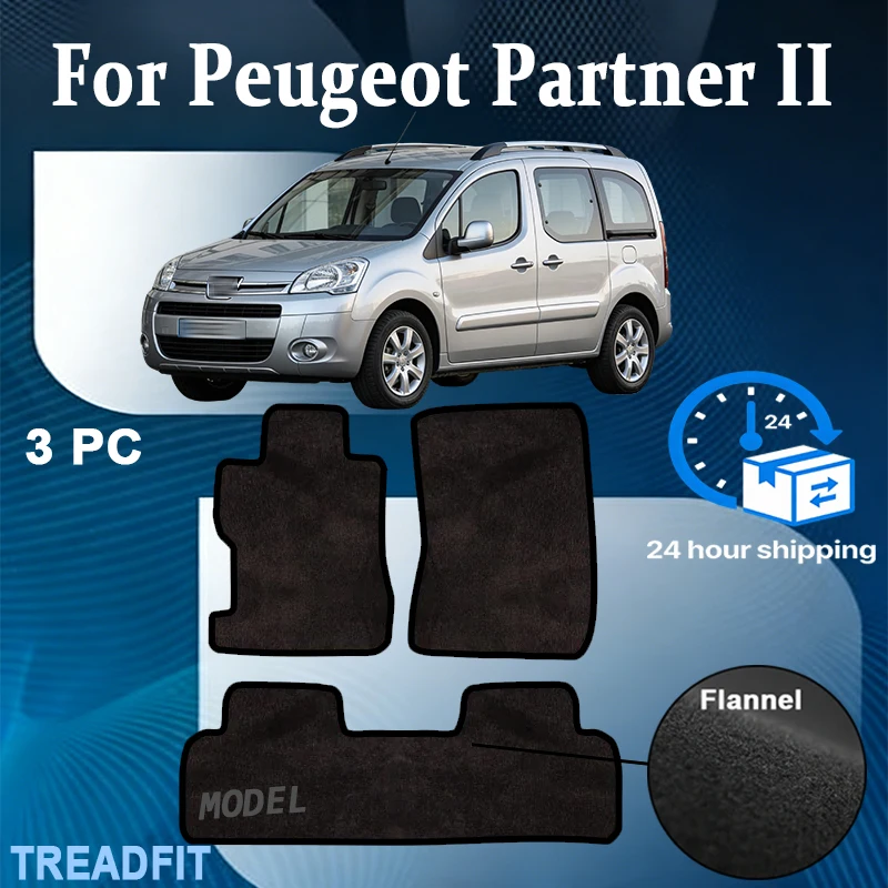 Nylon Velour front rugs for Peugeot Partner II Tepee (2008 2009 2010 2011 2012-2018) -Black
Nylon Velour front rugs for Peugeot Partner II Tepee (2008 2009 2010 2011 2012-2018) -Black