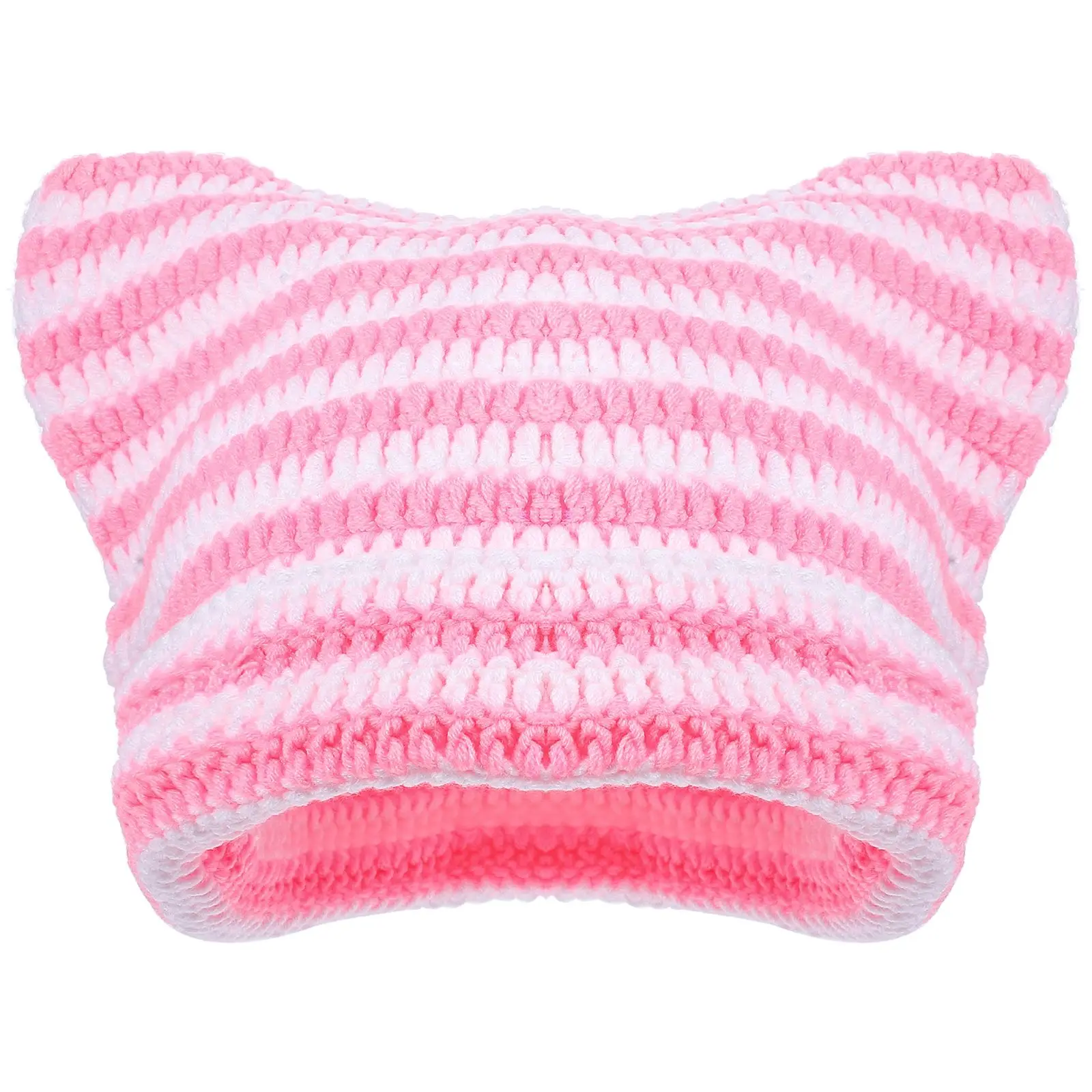 Men Hats Hand-knitted Warm Pullover (#4 Pink White) Unisex Beanie for Adult Man
Men Hats Hand-knitted Warm Pullover (#4 Pink White) Unisex Beanie for Adult Man