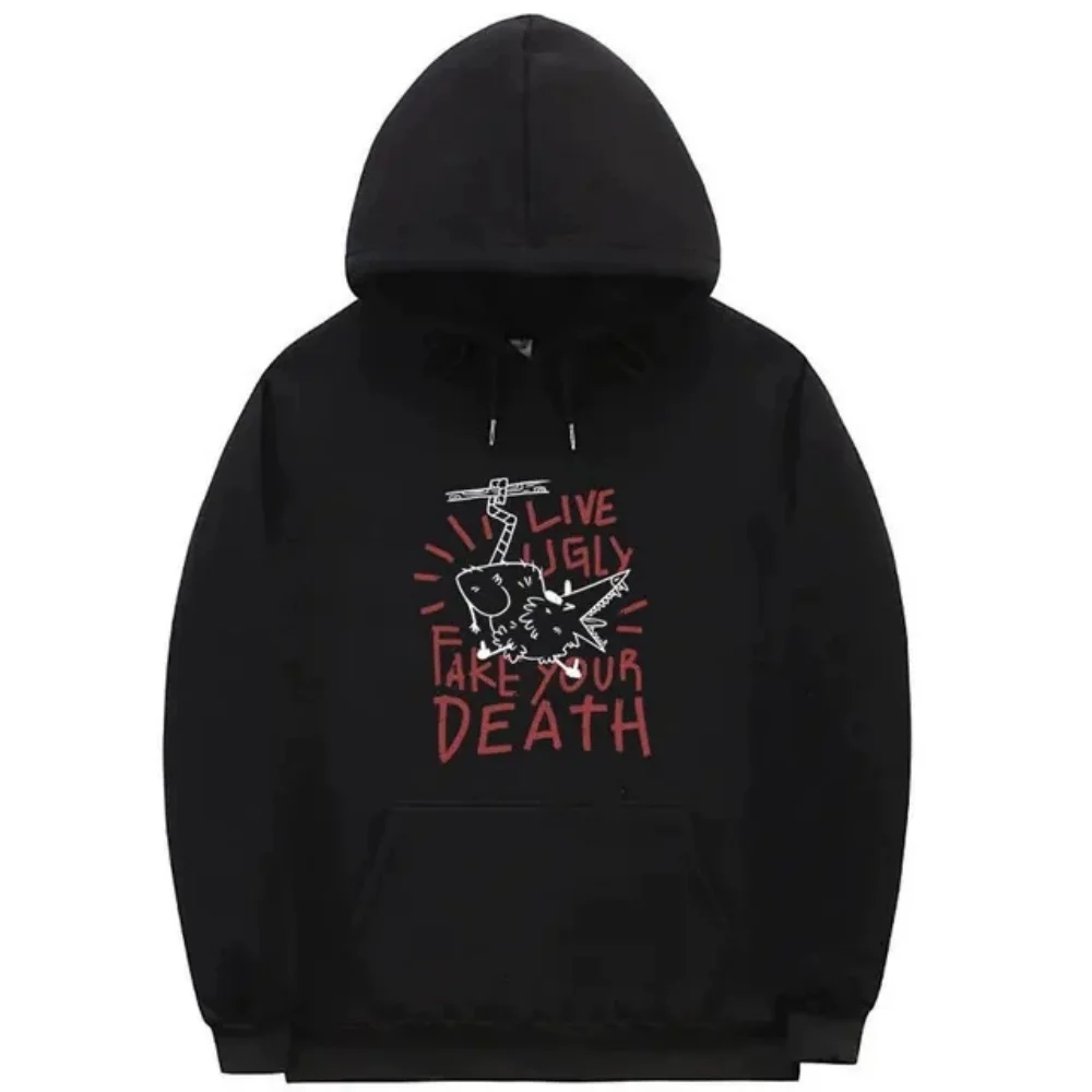 Мужская модная универсальная толстовка Live Ugly Fake Your Death Fun Mouse Model для весны и осени
Мужская модная универсальная толстовка Live Ugly Fake Your Death Fun Mouse Model для весны и осени