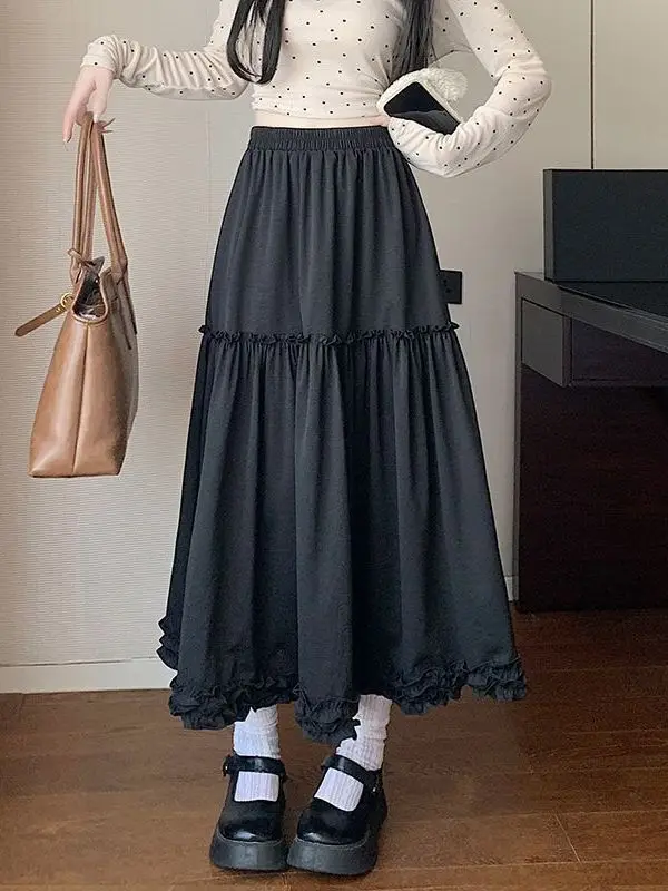 2026 New High Waist A-Line Midi Skirt Wooden Design Summer Thin Casual Loose Slimming Pleated Skirt Women's Fashion
2026 New High Waist A-Line Midi Skirt Wooden Design Summer Thin Casual Loose Slimming Pleated Skirt Women's Fashion