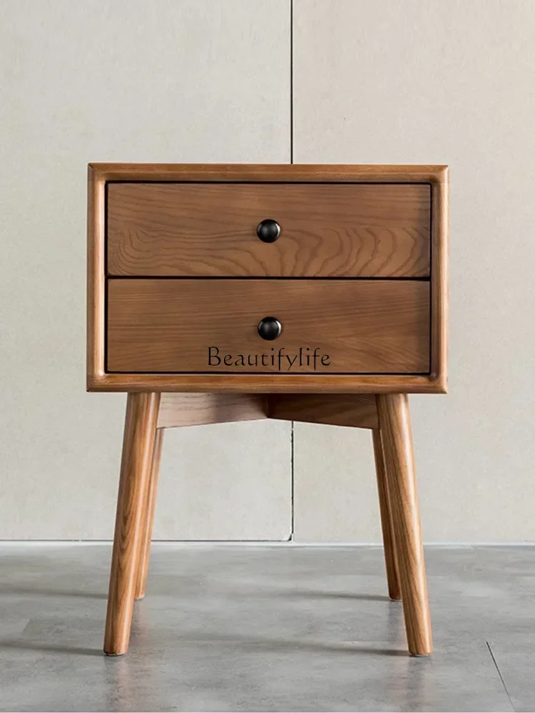 ls42Nordic solid wood bedside table modern simple ash wood storage cabinet
ls42Nordic solid wood bedside table modern simple ash wood storage cabinet