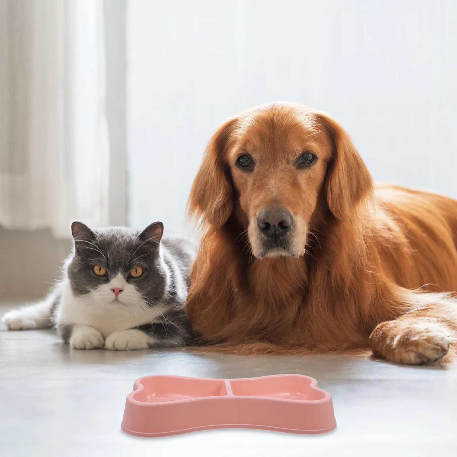 Bone Shaped Pet Bowl Candy Color Dog Cat Feeding Bowls Food Water Practical Puppy Kitten Plastic Travel Bowls Pet Food Container
Bone Shaped Pet Bowl Candy Color Dog Cat Feeding Bowls Food Water Practical Puppy Kitten Plastic Travel Bowls Pet Food Container