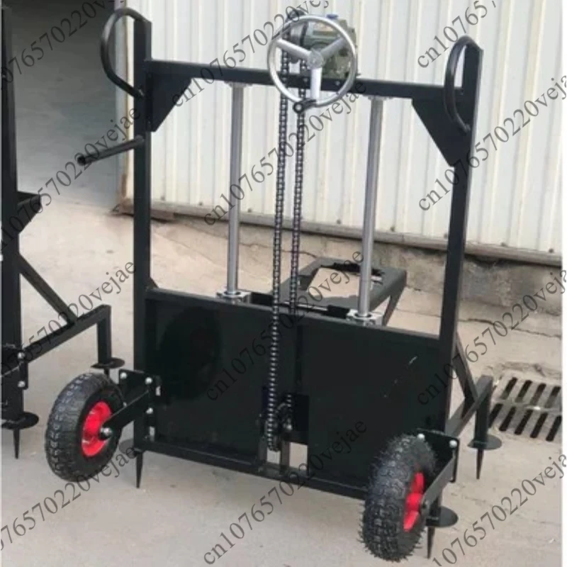 Hand Push Type Single Wheel Ground Drill Rack DoubleWheel Agricultural Drilling Ground Drill Digging Rack Small Planting Machine
Hand Push Type Single Wheel Ground Drill Rack DoubleWheel Agricultural Drilling Ground Drill Digging Rack Small Planting Machine