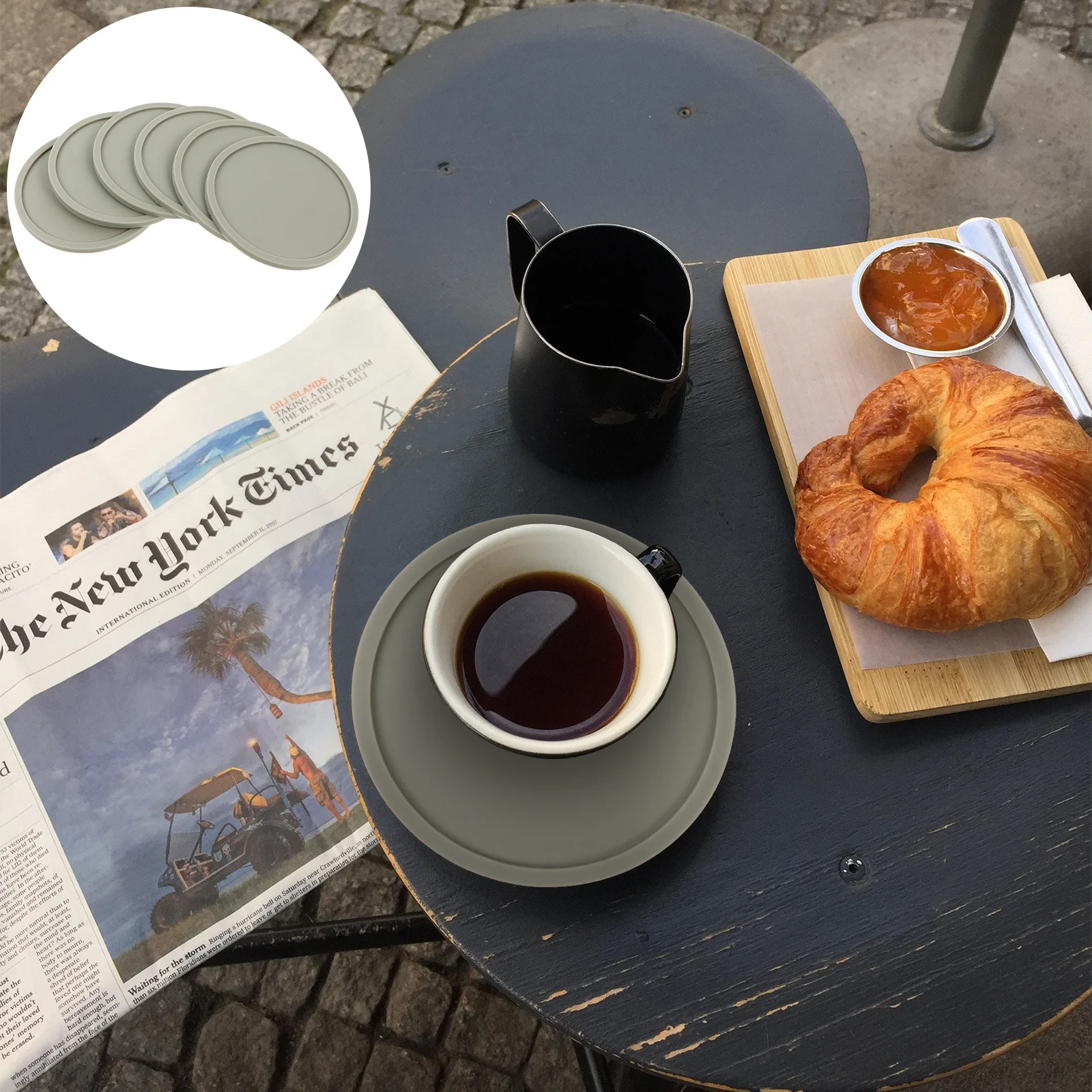 6Pcs PVC Round Coasters Heat Resistant Anti-Scalding Cup Mats Thickened Plastic Pads Home Dining Table Protection
6Pcs PVC Round Coasters Heat Resistant Anti-Scalding Cup Mats Thickened Plastic Pads Home Dining Table Protection