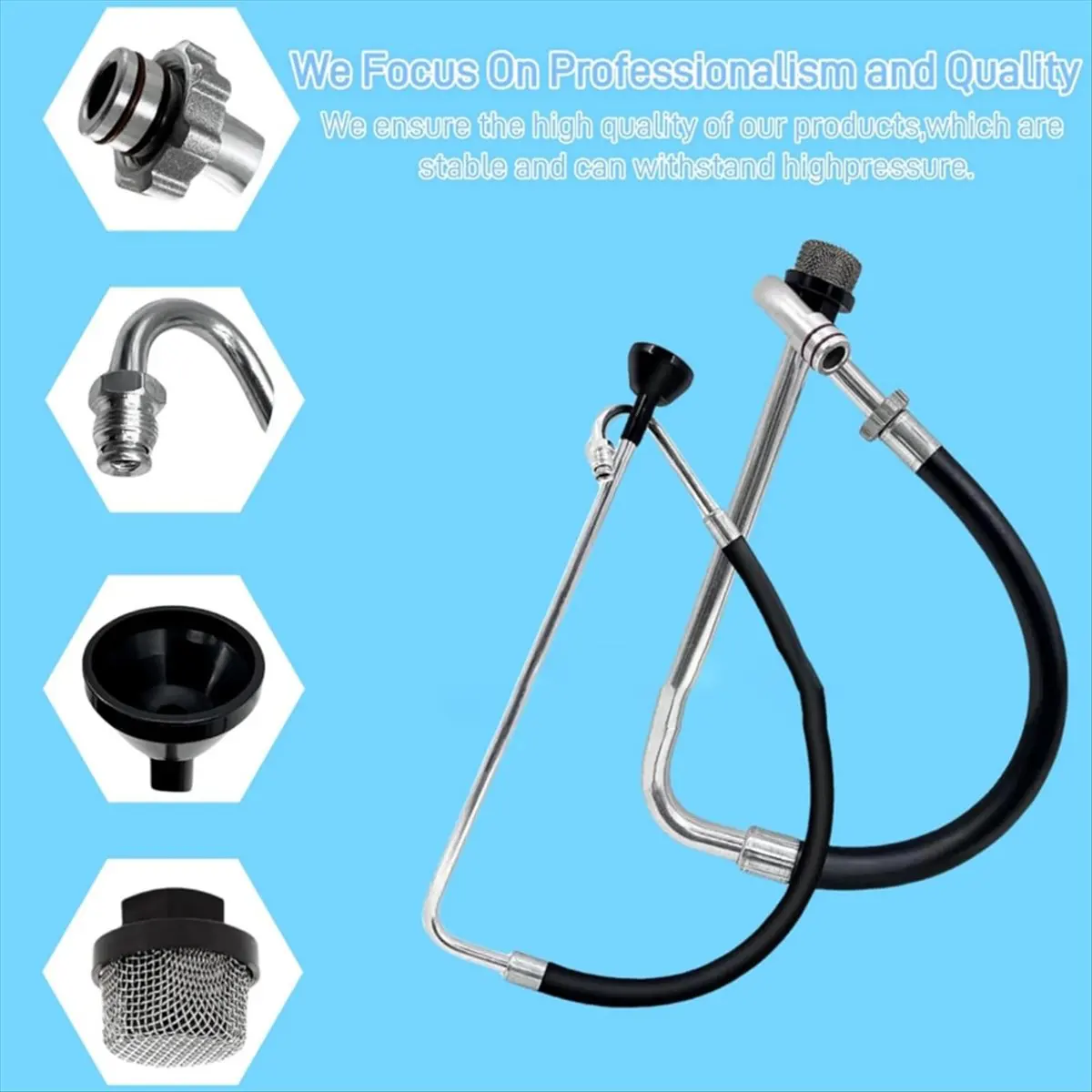 ABNH Airless Paint Sprayer-Reflux Line Sets for 390 395 490 495 595 Tongshan T300 500,with 4pcs 3/4UNF Inlet Strainer Screen
ABNH Airless Paint Sprayer-Reflux Line Sets for 390 395 490 495 595 Tongshan T300 500,with 4pcs 3/4UNF Inlet Strainer Screen