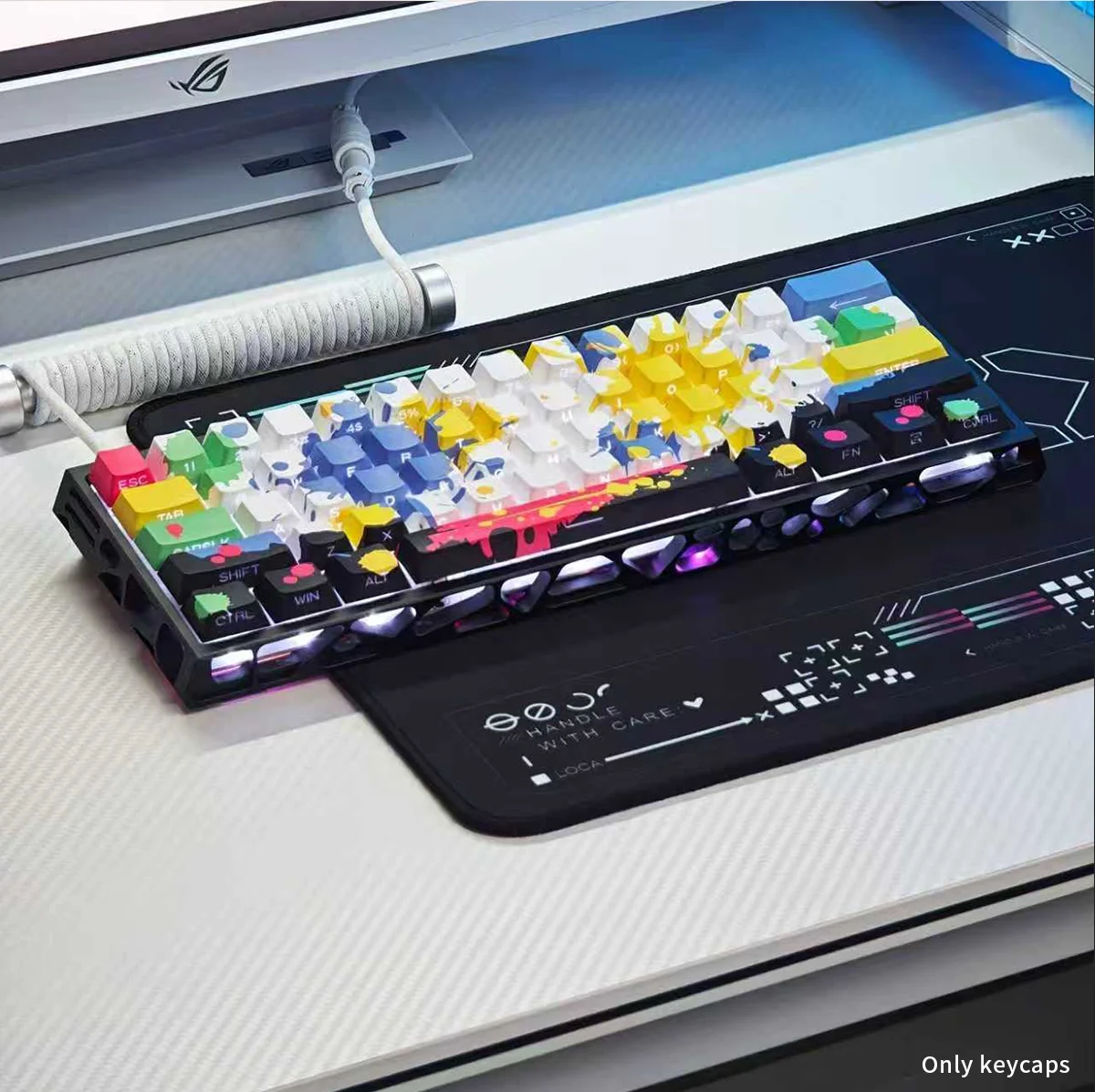 Оригинальный колпачок для клавиатуры ATK68, совместимый с высотой — передающая сублимационная краска с боковыми маркировками для IBM PC/AT/PS/XT/CS (MAD6
Оригинальный колпачок для клавиатуры ATK68, совместимый с высотой — передающая сублимационная краска с боковыми маркировками для IBM PC/AT/PS/XT/CS (MAD6