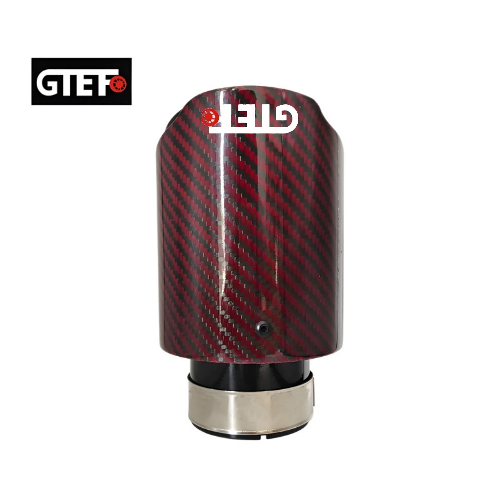 GTEFO Universal Single Carbon Fiber Stainless Steel Exhaust Tip 1PCS Car Tuning Muffler Tail Pipe for Enhanced Sound And Perform
GTEFO Universal Single Carbon Fiber Stainless Steel Exhaust Tip 1PCS Car Tuning Muffler Tail Pipe for Enhanced Sound And Perform