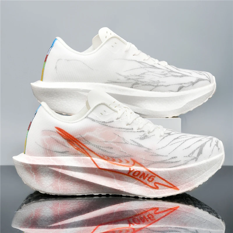 Men's Marathon Running Shoes - Mesh Upper for Lightweight Comfort Road Jogging Shoes - Soft Sole with Cushioning for Training
Men's Marathon Running Shoes - Mesh Upper for Lightweight Comfort Road Jogging Shoes - Soft Sole with Cushioning for Training