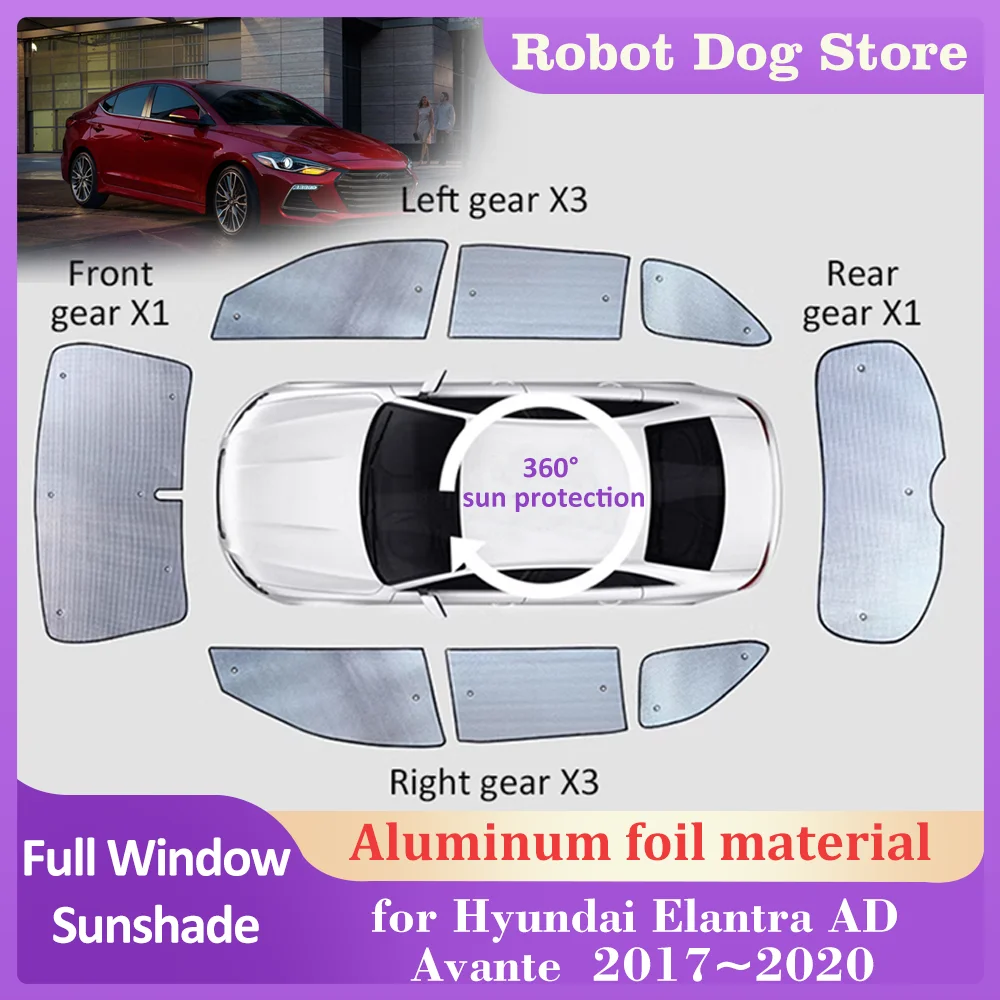 Car Sunshades for Hyundai Elantra AD Avante 2017~2020 2018 Roof Windows Sun Visor Windshield Curtain Sunroof Cover Accessories
Car Sunshades for Hyundai Elantra AD Avante 2017~2020 2018 Roof Windows Sun Visor Windshield Curtain Sunroof Cover Accessories