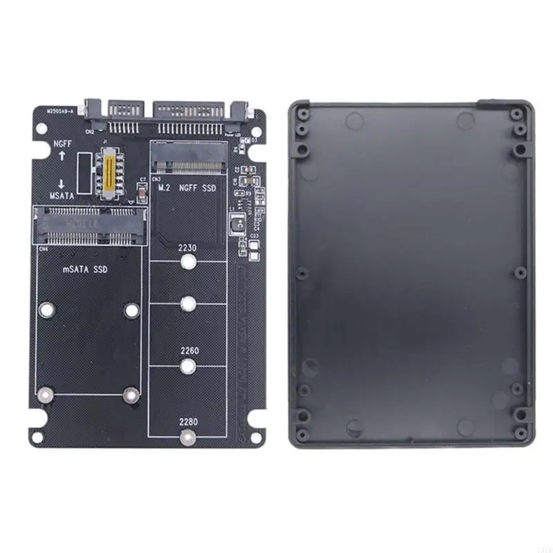 T3EE M.2 NGFF/MSATA Solid Disk To SATA3 Adapter Enclosure Double Solid Disks Usage Double Purpose Easy Switching
T3EE M.2 NGFF/MSATA Solid Disk To SATA3 Adapter Enclosure Double Solid Disks Usage Double Purpose Easy Switching