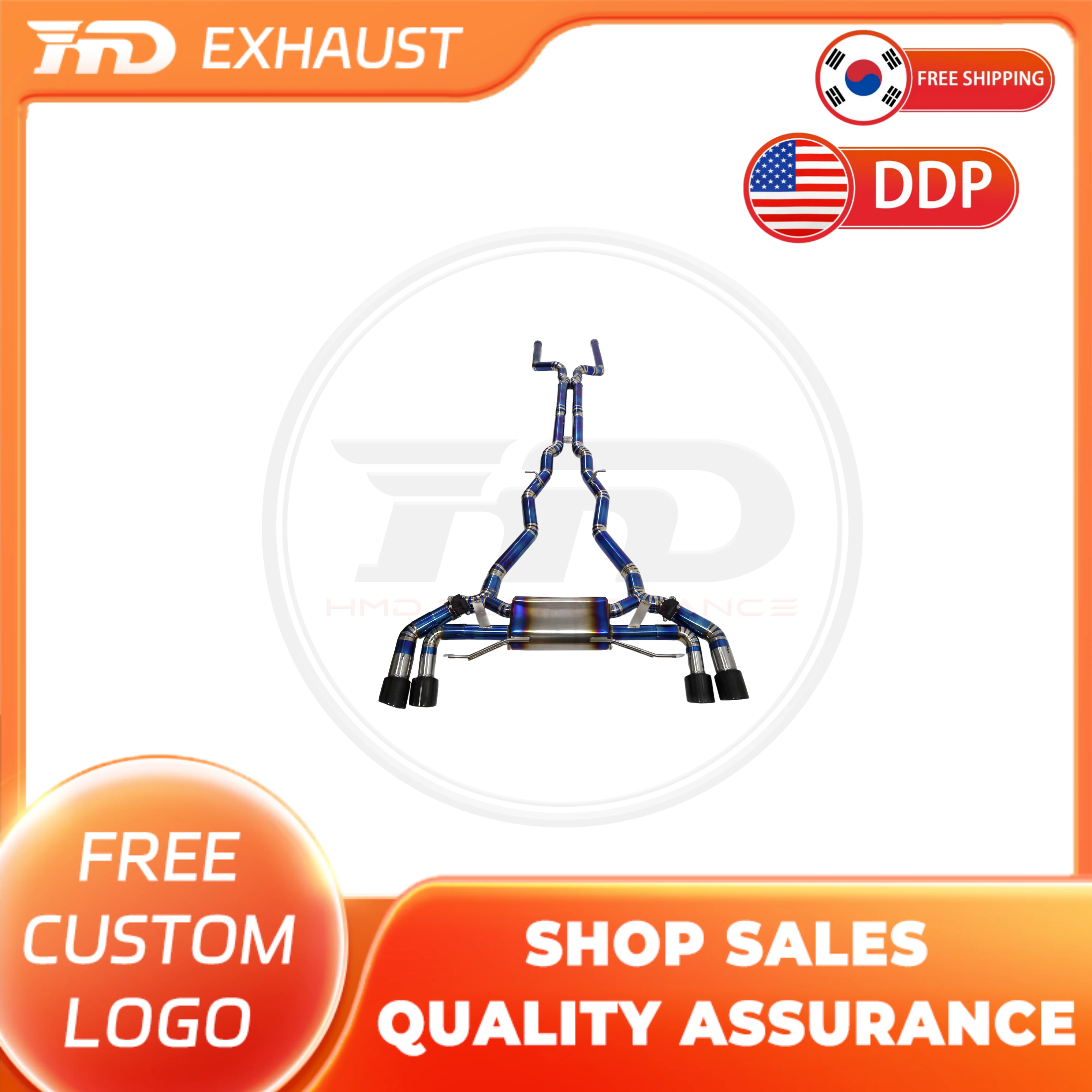 HMD Hot Sale Titanium Exhaust System Catback exhaust for BMW M5 F90 4.4T S63 Engine 2018-2022 Muffler Electronic Valve
HMD Hot Sale Titanium Exhaust System Catback exhaust for BMW M5 F90 4.4T S63 Engine 2018-2022 Muffler Electronic Valve