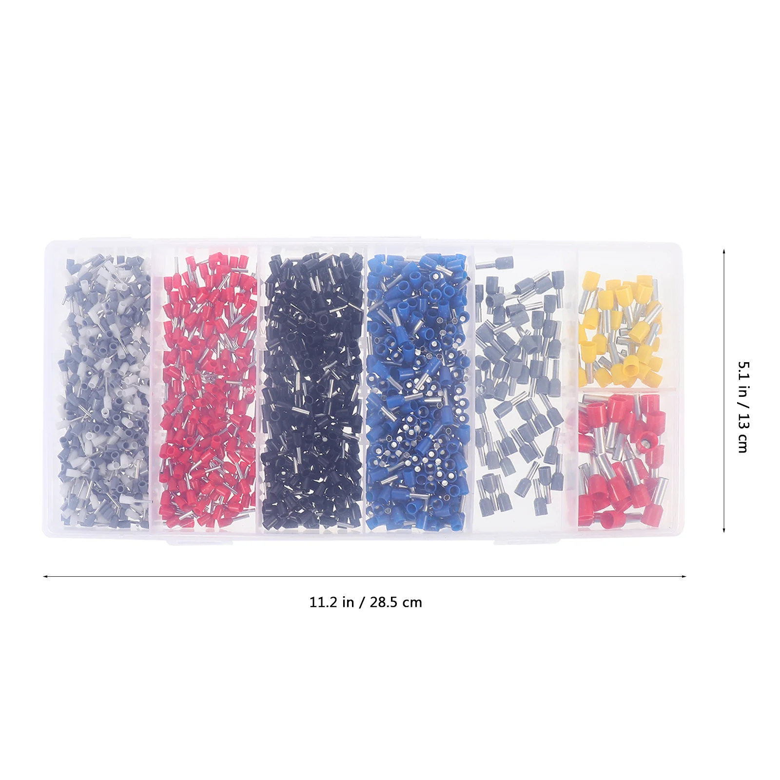 1200Pcs Electric Wire Terminals Kit Crimping Set Different Colors Categorized Box Suitable Various Wiring Applications
1200Pcs Electric Wire Terminals Kit Crimping Set Different Colors Categorized Box Suitable Various Wiring Applications