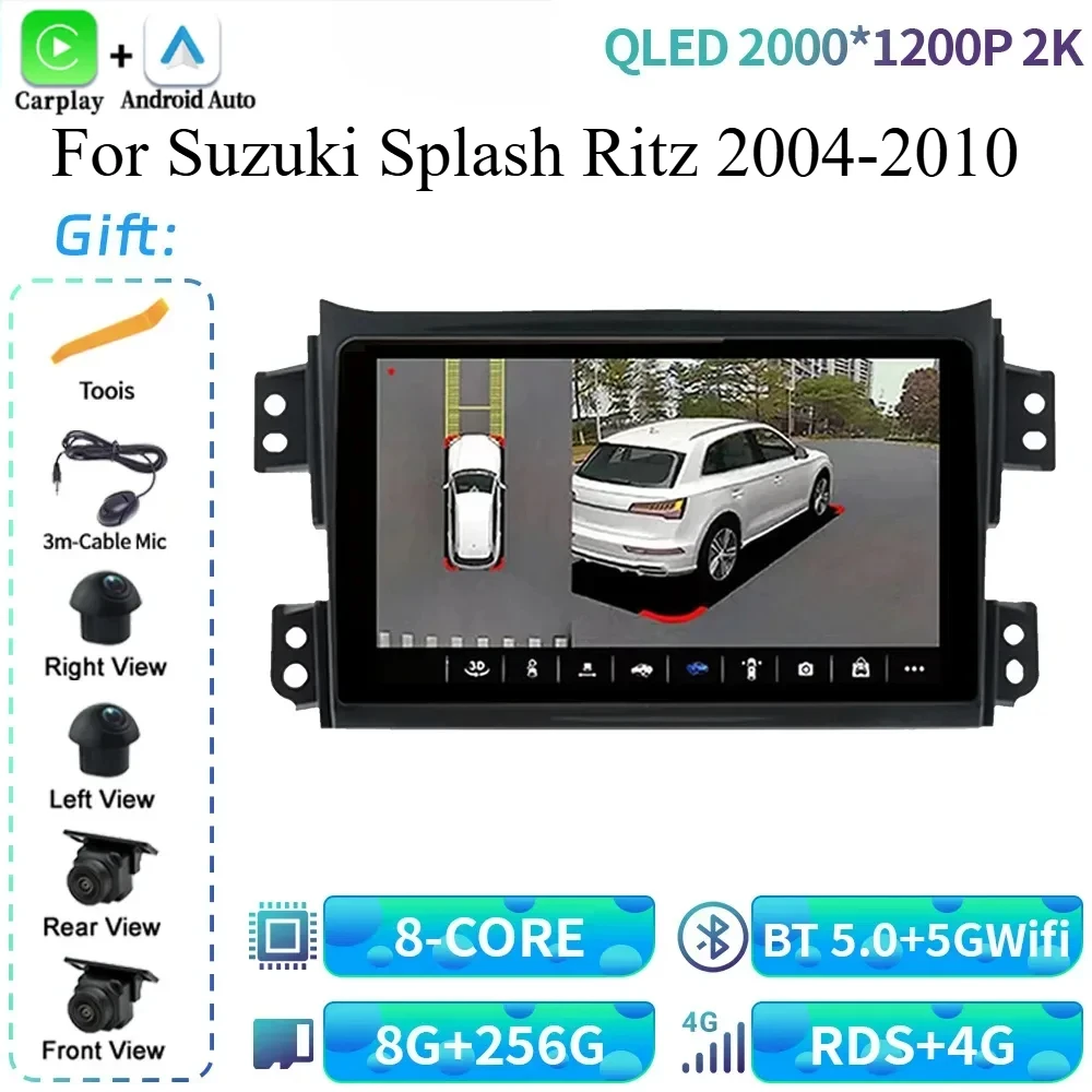 For For Suzuki Splash Ritz 2008-2012 For Opel Agila 2008-2014 Car Radio Multimedia GPS Android 14 Wireless CarPlay Touch Screen
For For Suzuki Splash Ritz 2008-2012 For Opel Agila 2008-2014 Car Radio Multimedia GPS Android 14 Wireless CarPlay Touch Screen