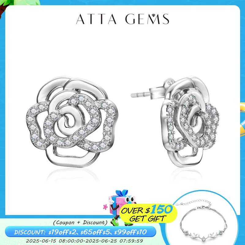 ATTAGEMS новые бриллиантовые серьги для женщин S925 серебро 18k Позолоченные Оригинальные Цветы Свадебные украшения подарок для путешествий
ATTAGEMS новые бриллиантовые серьги для женщин S925 серебро 18k Позолоченные Оригинальные Цветы Свадебные украшения подарок для путешествий