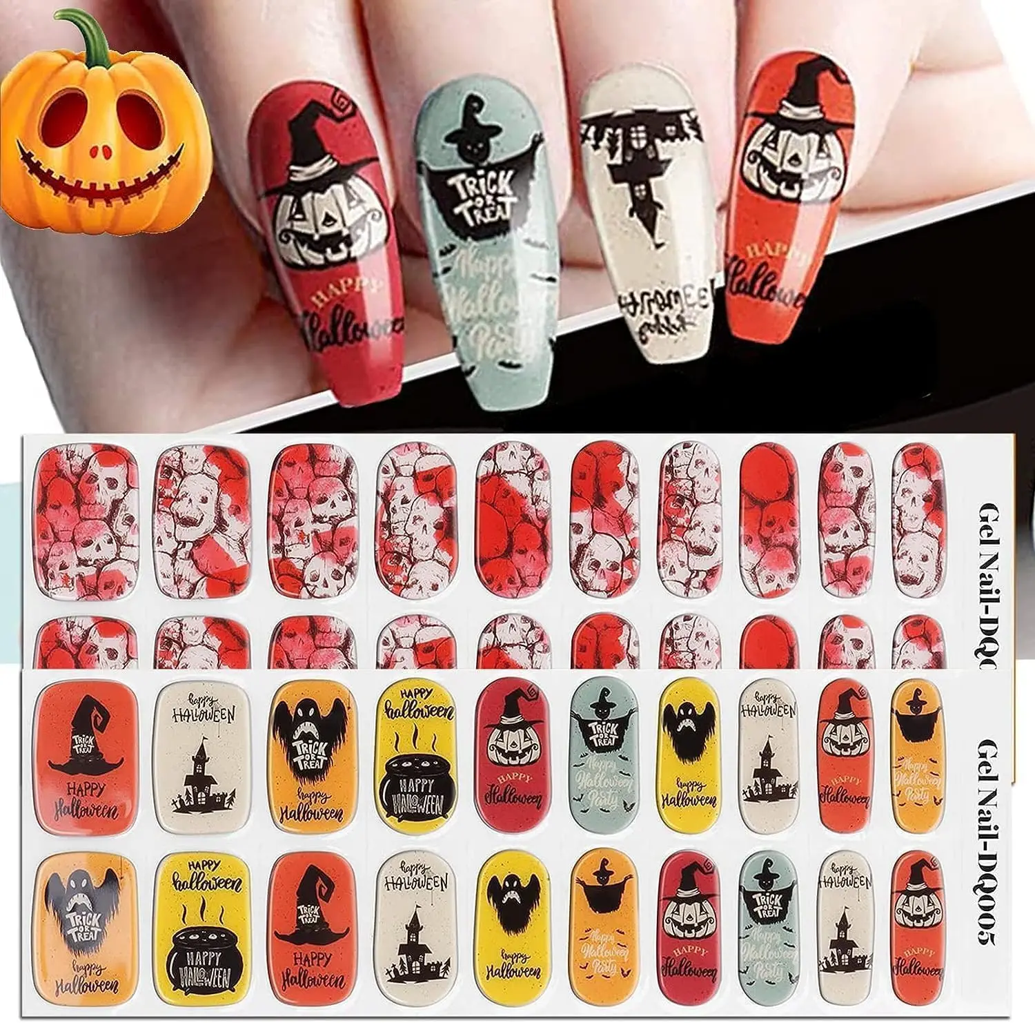 40 шт., наклейки для гель-лака для ногтей на Хэллоуин, наклейки для дизайна ногтей, полоски для гель-лака для ногтей с полузатверждением, упаковка с пилочкой для ногтей и палочкой для ногтей (a)
40 шт., наклейки для гель-лака для ногтей на Хэллоуин, наклейки для дизайна ногтей, полоски для гель-лака для ногтей с полузатверждением, упаковка с пилочкой для ногтей и палочкой для ногтей (a)