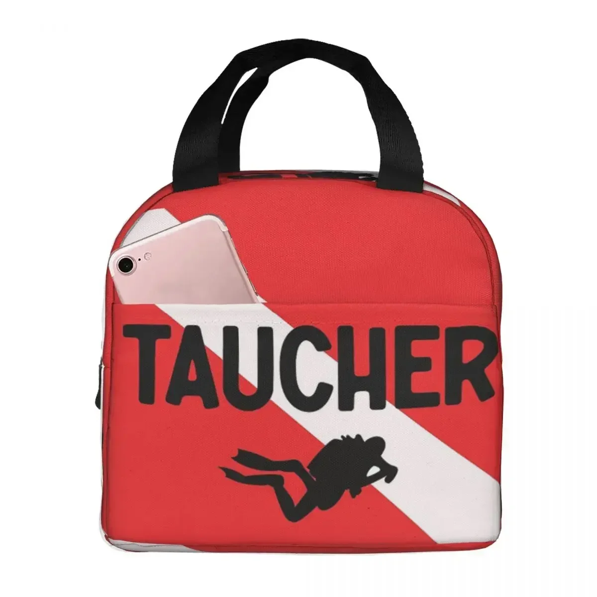 Scuba Diver Flag Resuable Lunch Box for Women Multifunction Dive Diving Thermal Cooler Food Insulated Lunch Bag Office Work
Scuba Diver Flag Resuable Lunch Box for Women Multifunction Dive Diving Thermal Cooler Food Insulated Lunch Bag Office Work