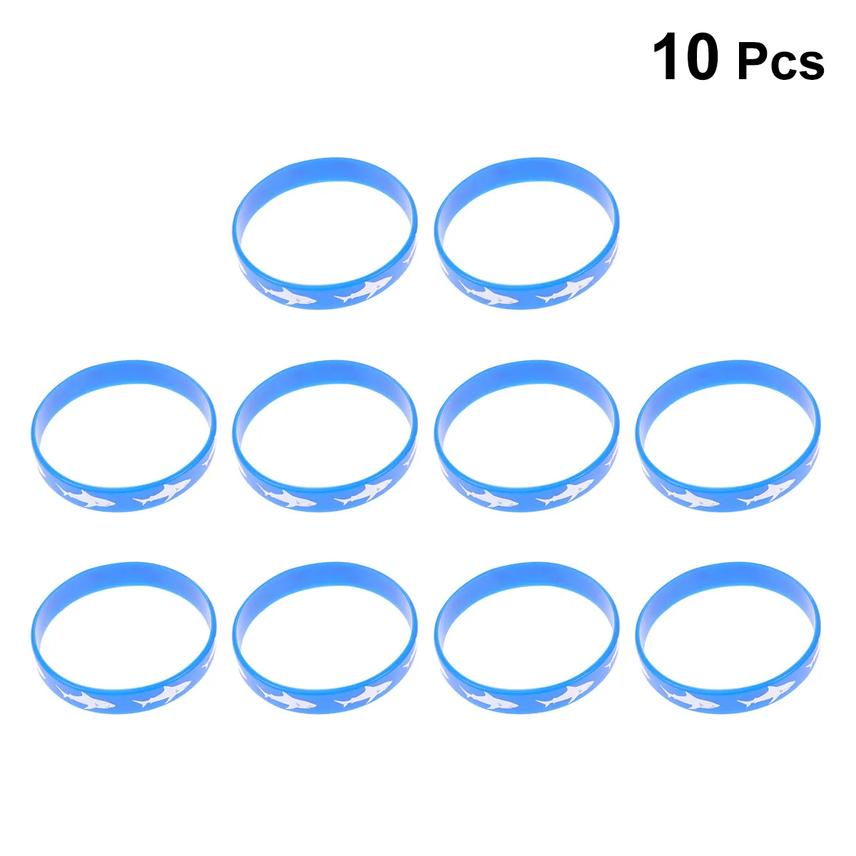 10pcs Shark Bracelet Blue Silicone Wristband for Kids Baby Boy Girl Durable Stretchy Decoration Band Ocean Party Gift
10pcs Shark Bracelet Blue Silicone Wristband for Kids Baby Boy Girl Durable Stretchy Decoration Band Ocean Party Gift