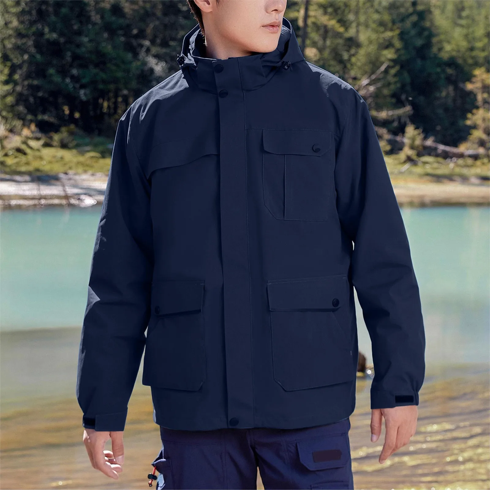 Male Detachable Two Piece Jacket Outdoor Windproof Hooded Jacket All Mens Coats Mens Hooded Jacket 4xl
Male Detachable Two Piece Jacket Outdoor Windproof Hooded Jacket All Mens Coats Mens Hooded Jacket 4xl