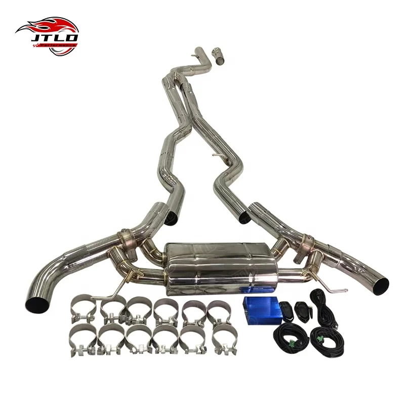 JTLD 304 Stainless Steel Mirror Polished 1.5mm Thick Valved Sport Catback Systems Muffler Exhaust Pipes for BMW M240I G42 Car
JTLD 304 Stainless Steel Mirror Polished 1.5mm Thick Valved Sport Catback Systems Muffler Exhaust Pipes for BMW M240I G42 Car