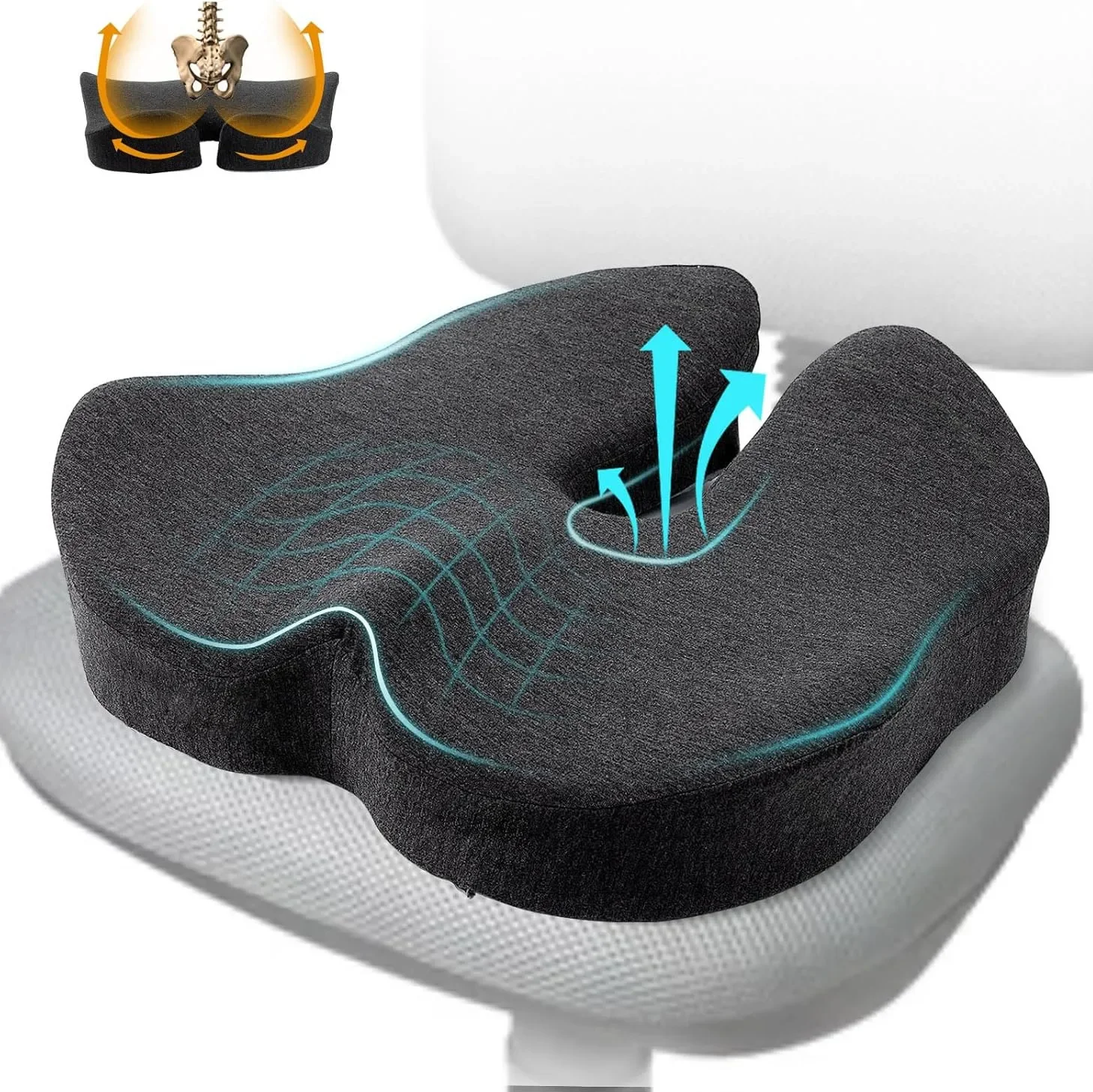 Slow Rebound Memory Foam Office Chair Cushion Woman Tailbone Pelvis Orthopedic Medical Lady Seat Cushion Beautiful Buttocks Pad
Slow Rebound Memory Foam Office Chair Cushion Woman Tailbone Pelvis Orthopedic Medical Lady Seat Cushion Beautiful Buttocks Pad