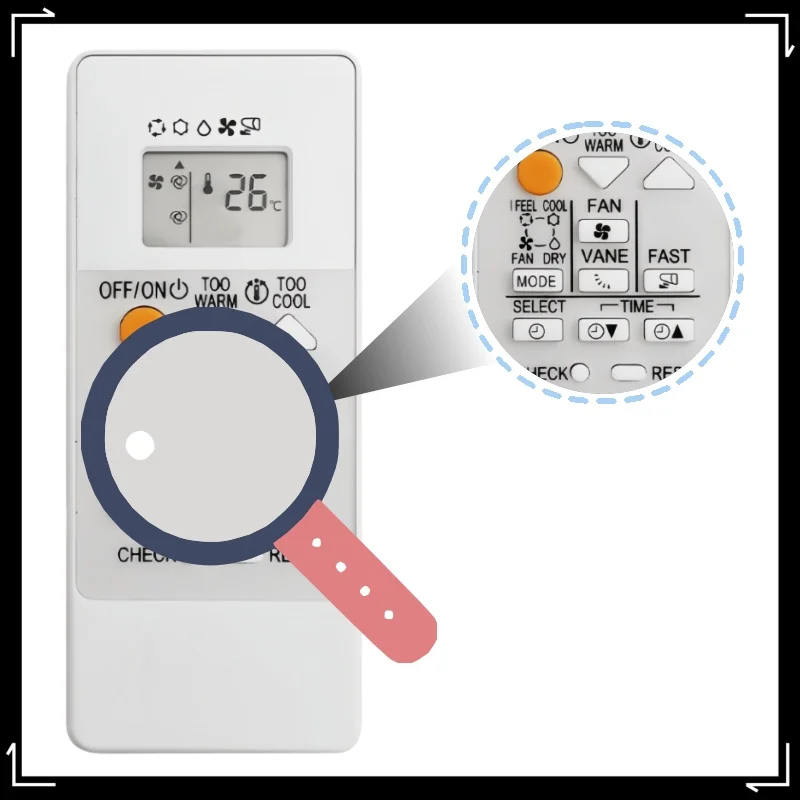 Applicable to Mitsubishi Electric RH19B AC Universal Remote Control Replacement Home Appliance Controller
Applicable to Mitsubishi Electric RH19B AC Universal Remote Control Replacement Home Appliance Controller