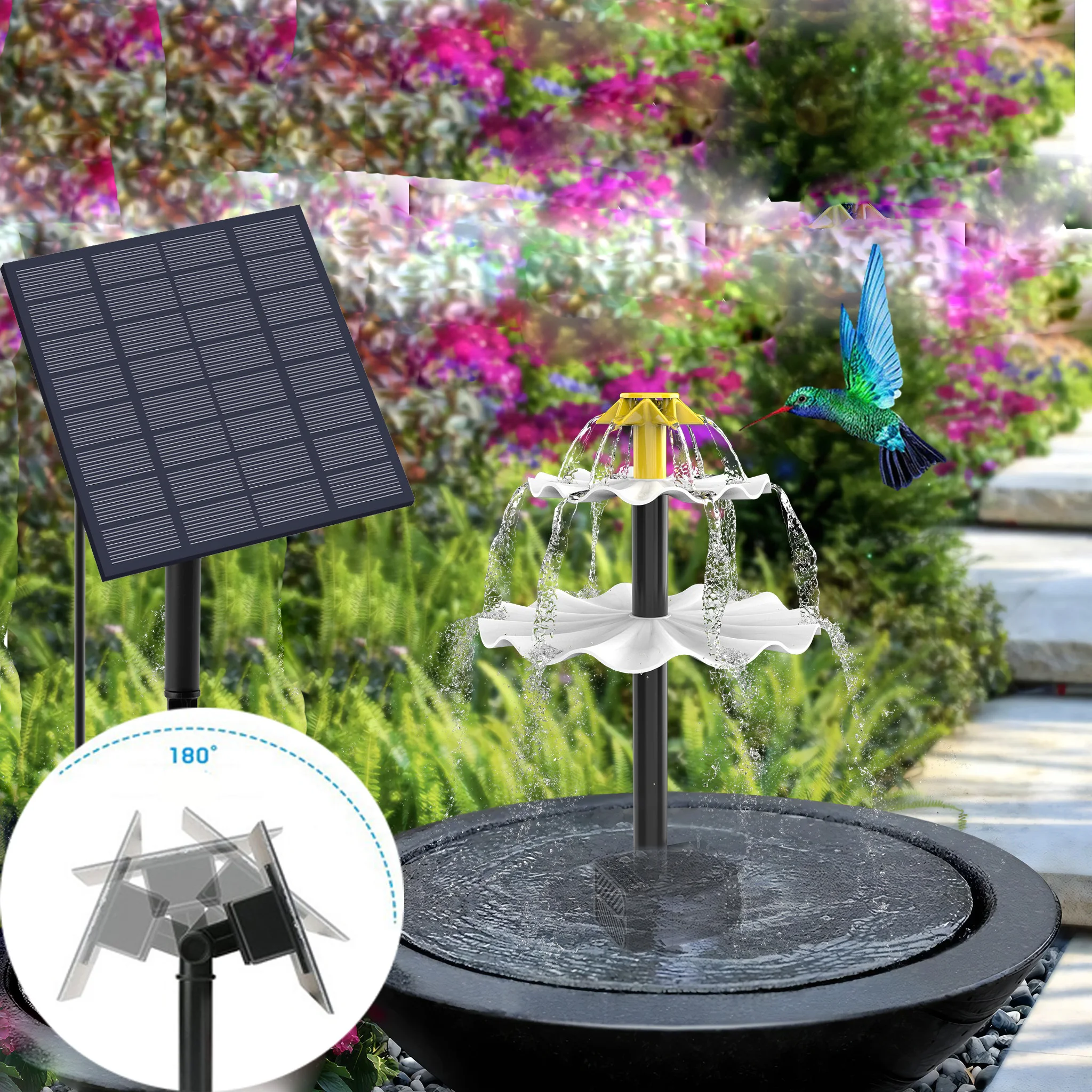 Солнечный фонтан для сада, система циркуляции ванны для маленьких птиц, открытый сад, декоративная функция воды, водопад
Солнечный фонтан для сада, система циркуляции ванны для маленьких птиц, открытый сад, декоративная функция воды, водопад