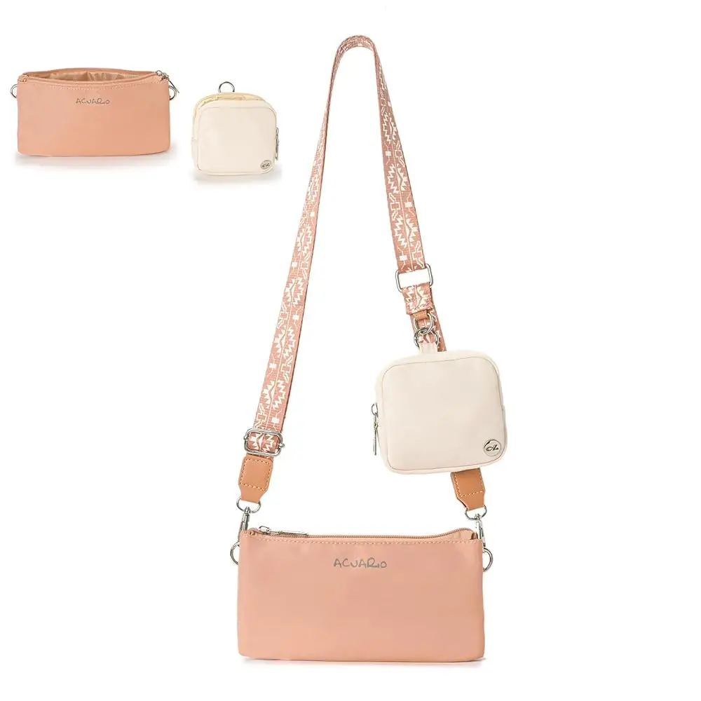 Crossbody Bags for Women - Nylon Purse Trendy Mul-pockets Waterproof Shoulder Bag with Wide Strap
Crossbody Bags for Women - Nylon Purse Trendy Mul-pockets Waterproof Shoulder Bag with Wide Strap
