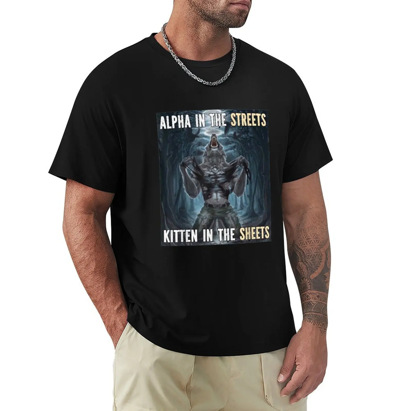 Alpha In The Streets Funny Cringe Werewolf Meme Wolf T-Shirt plus sizes vintage t shirts men
Alpha In The Streets Funny Cringe Werewolf Meme Wolf T-Shirt plus sizes vintage t shirts men
