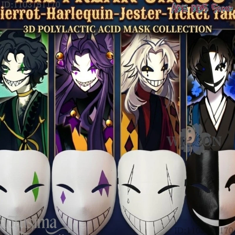 Shop1103602019 The Freakak Anime Game Circusus Cosplay Pierrotot Harlequinggg Jester Ticket Taker 3D Polylactic Acid Horror Clow
Shop1103602019 The Freakak Anime Game Circusus Cosplay Pierrotot Harlequinggg Jester Ticket Taker 3D Polylactic Acid Horror Clow