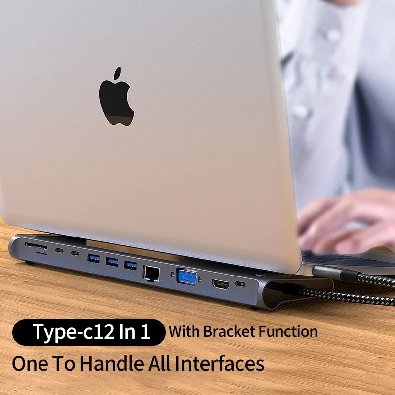 12 в 1 USB 3.0 Тип C HUB 4K HDMI-совместимый ТВ монитор видео конвертер RJ45 Ethernet SD TF кардридер аксессуары для ноутбука
12 в 1 USB 3.0 Тип C HUB 4K HDMI-совместимый ТВ монитор видео конвертер RJ45 Ethernet SD TF кардридер аксессуары для ноутбука