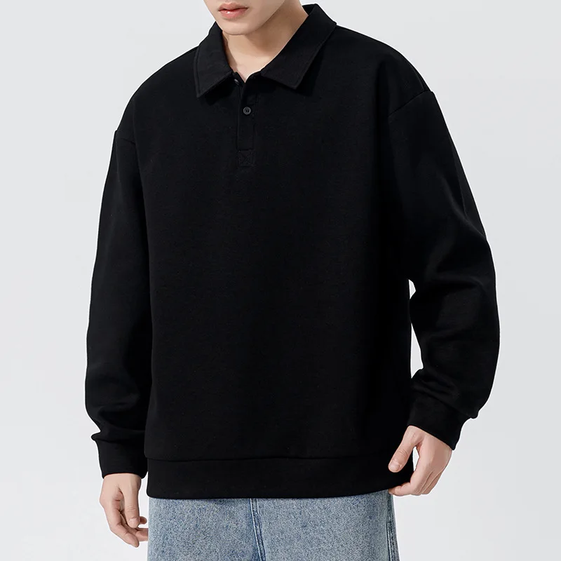 X05 High-end European and American fashion men's new style men's solid color lapel jacquard half-open sweatshirt
X05 High-end European and American fashion men's new style men's solid color lapel jacquard half-open sweatshirt