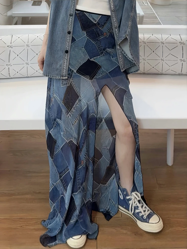 French style printed chiffon midi skirt women in summer high waist niche design split retro temperament trendy long skirt
French style printed chiffon midi skirt women in summer high waist niche design split retro temperament trendy long skirt