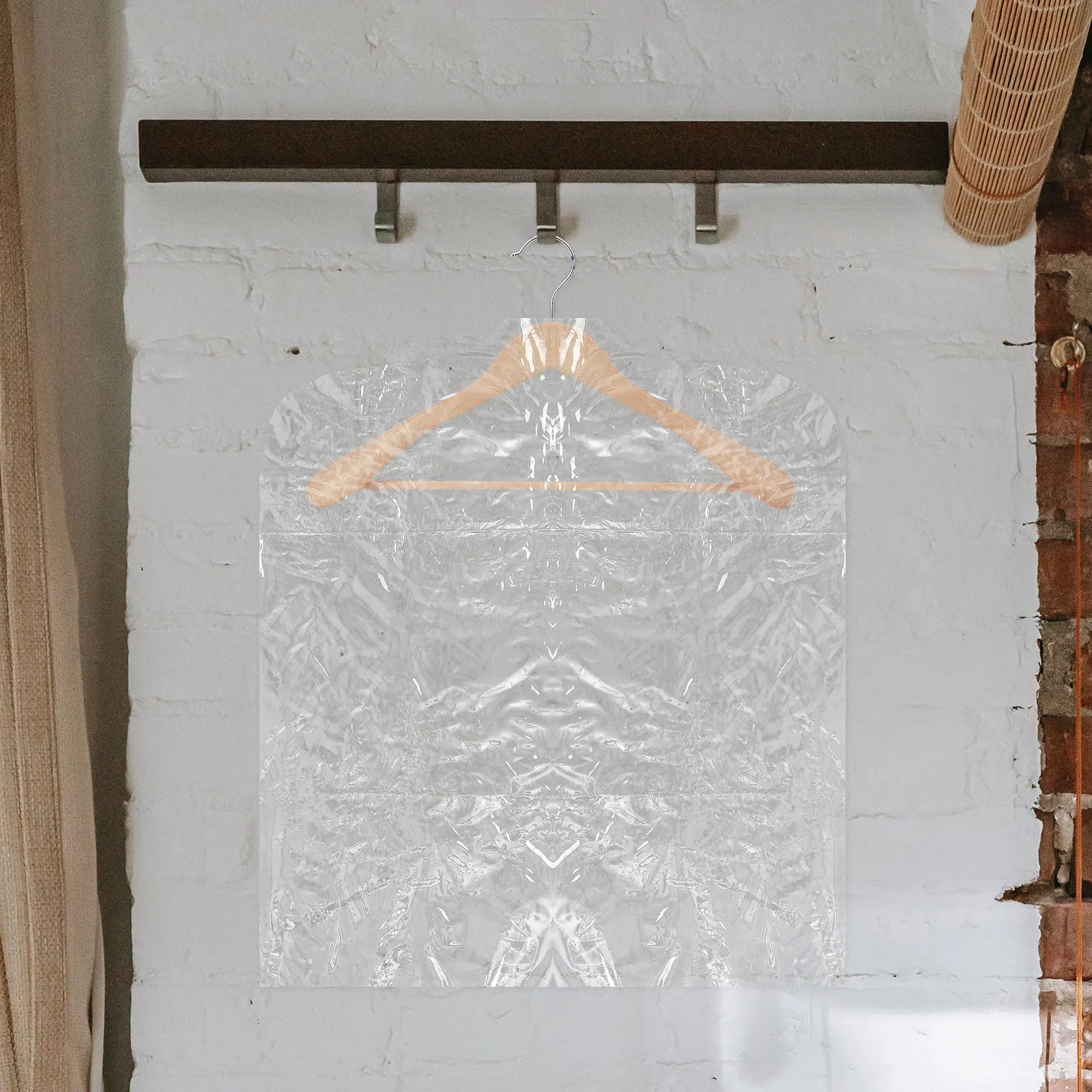 Clear Transparent Plastic Garment Rack Cover with Zipper for Dustproof Clothing Storage in Closets Basements Attics Hanging Suit
Clear Transparent Plastic Garment Rack Cover with Zipper for Dustproof Clothing Storage in Closets Basements Attics Hanging Suit
