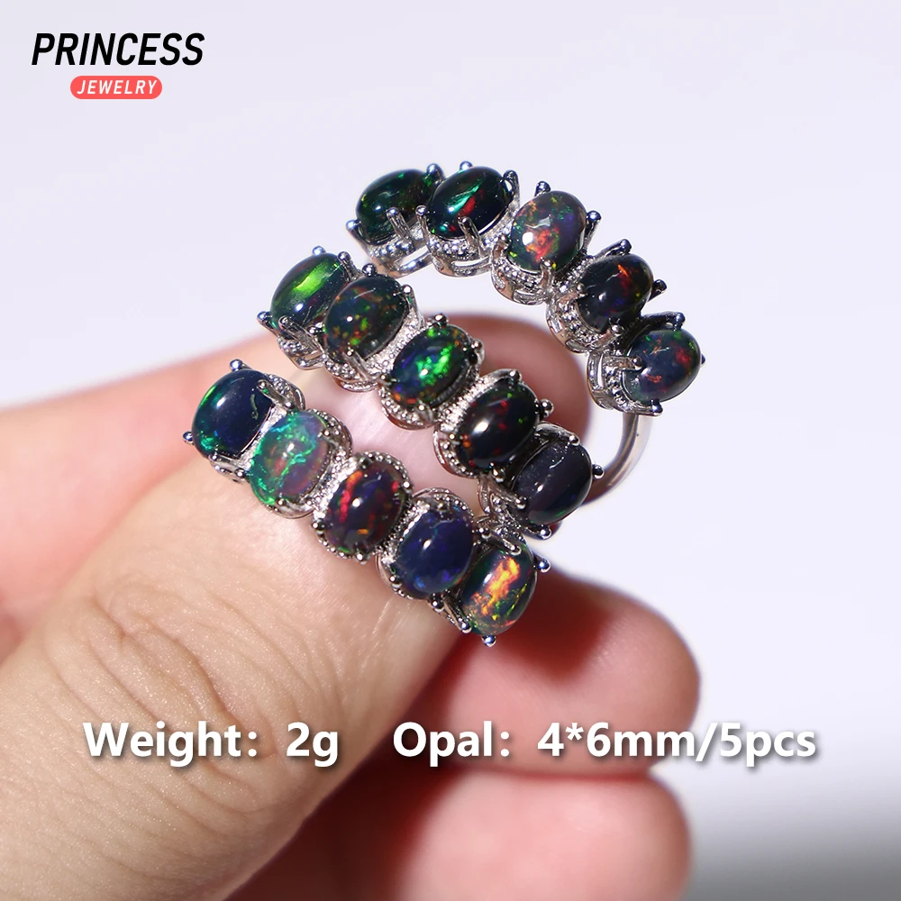 Роскошные австралийские бусины с черным опалом, серебряное кольцо на палец 925, сверкающие свадебные украшения для женщин, изысканный подарок на помолвку
Роскошные австралийские бусины с черным опалом, серебряное кольцо на палец 925, сверкающие свадебные украшения для женщин, изысканный подарок на помолвку