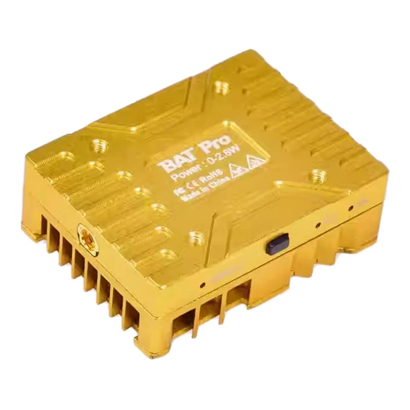 VT5804 BAT Pro 5.8G 2.8W VTX 2800Mw 64CH FPV Audio Video Transmitter NTSC/PAL For RC FPV Long Range Racing Drone
VT5804 BAT Pro 5.8G 2.8W VTX 2800Mw 64CH FPV Audio Video Transmitter NTSC/PAL For RC FPV Long Range Racing Drone