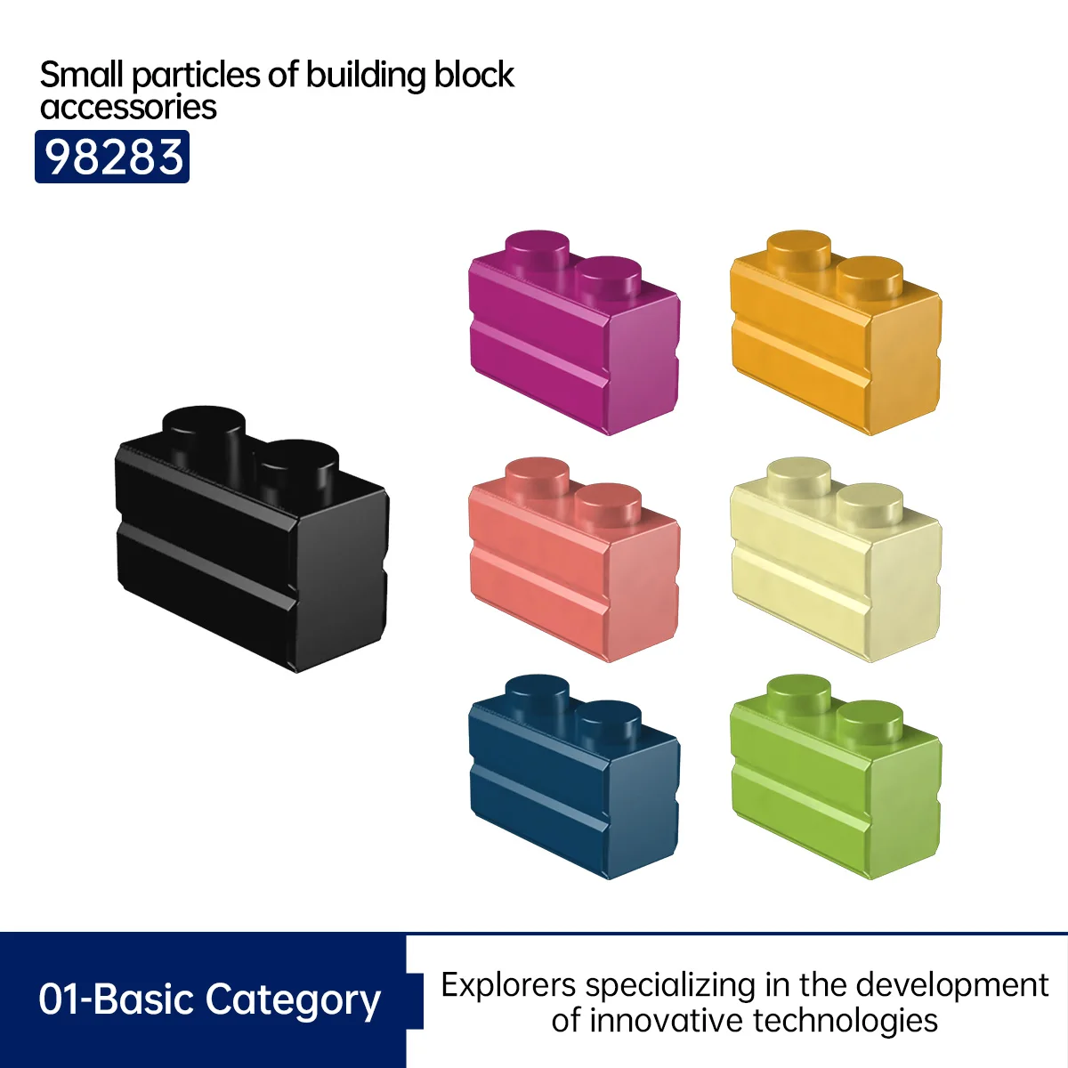 Precision Brick 129Pcs/Lot 98283 Brick Basic Blocks Norm 1X2 Classic Accessorie of Moc Compatibility with Logo Toys
Precision Brick 129Pcs/Lot 98283 Brick Basic Blocks Norm 1X2 Classic Accessorie of Moc Compatibility with Logo Toys