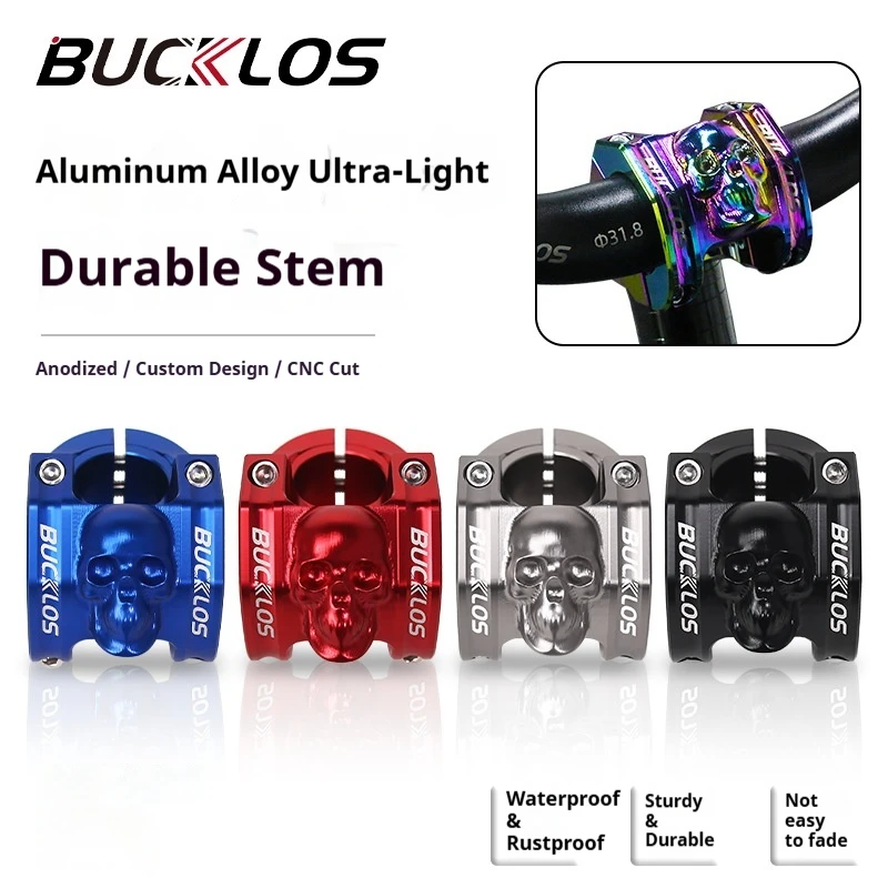 Bucklos Mtb Power Cnc Short 35mm Bike Stem Aluminum High-Strength Power Bicycle Mtb Ultralight Durable Road Skull Bike Part
Bucklos Mtb Power Cnc Short 35mm Bike Stem Aluminum High-Strength Power Bicycle Mtb Ultralight Durable Road Skull Bike Part