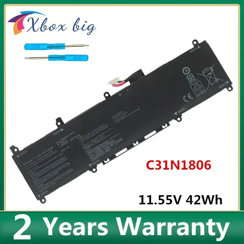 C31N1806 11.55V 42Wh Laptop Battery For Asus VivoBook S330UN-EY011 X330UA ADOL13F S13 S330FA-EY001T S330UA
C31N1806 11.55V 42Wh Laptop Battery For Asus VivoBook S330UN-EY011 X330UA ADOL13F S13 S330FA-EY001T S330UA